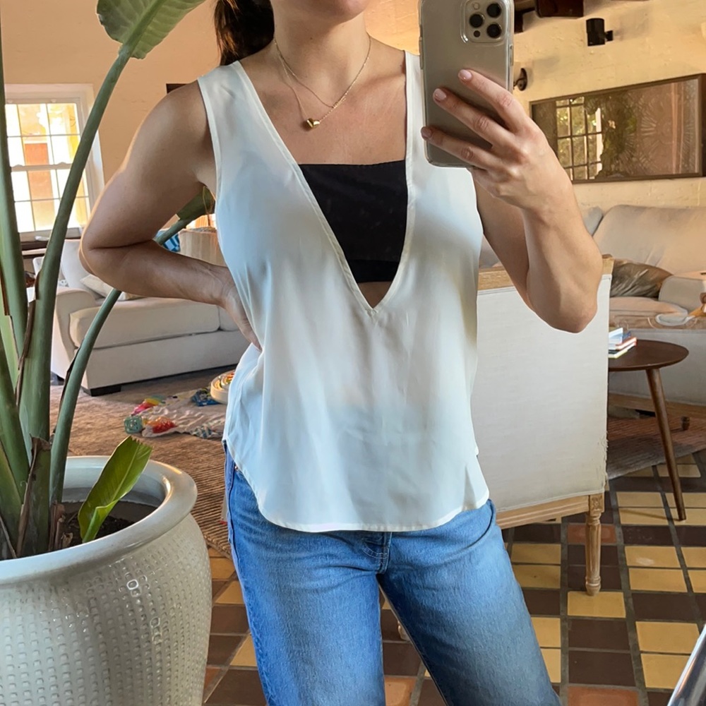 Black and white BCBG Generation blouse size S